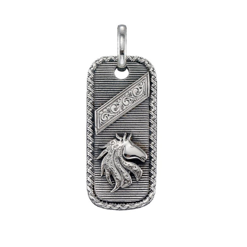 Horse Talisman Silver Pendant
