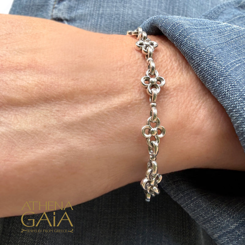 The Flower Chain - Sterling Silver Chain