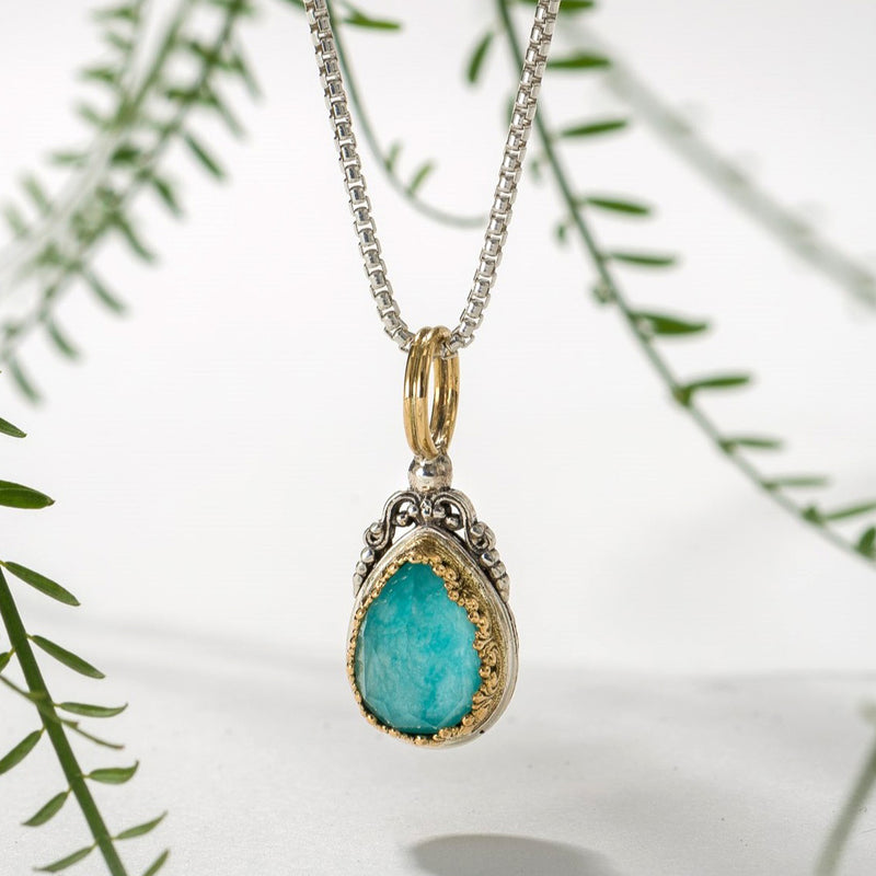 Pop Rocks Imperial Small Drop Pendant - 18k Gold & Sterling Silver Pendant