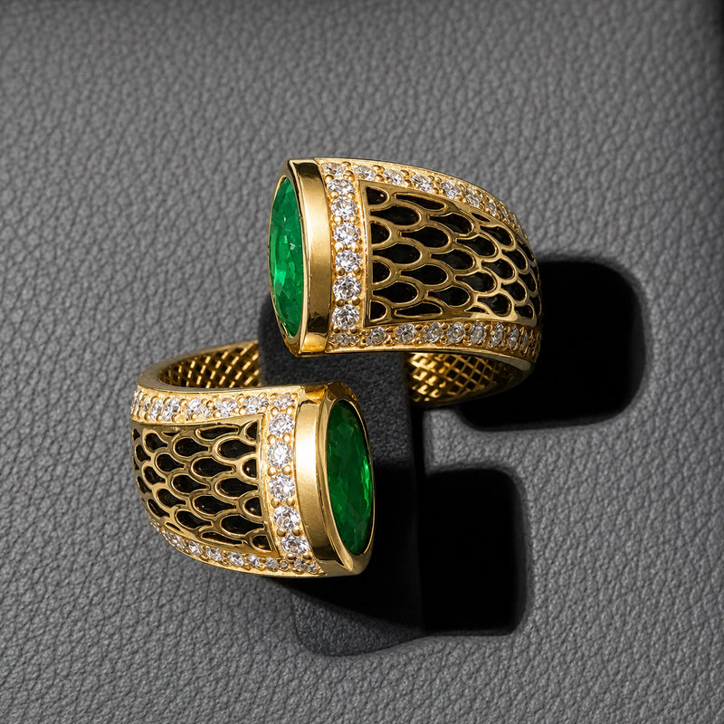 Periklista Wrap Ring - 18k Gold Ring - Cocktail Ring