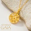 IC XP NIKA Cross (Large) - 18k Gold - Byzantine Embroidery Maltese Konstantinata