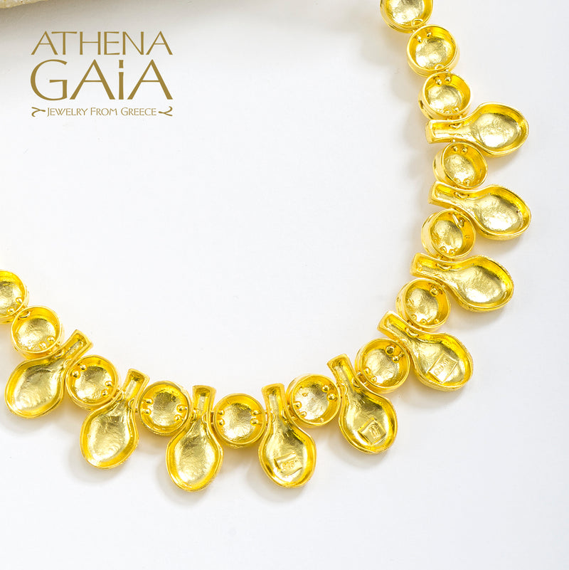 Cycladic Idols Imperial Necklace - 18k Gold Necklace