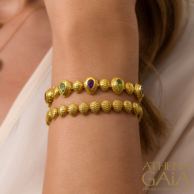 Cosmos Tortoise Bracelet - 18k Gold Bracelet