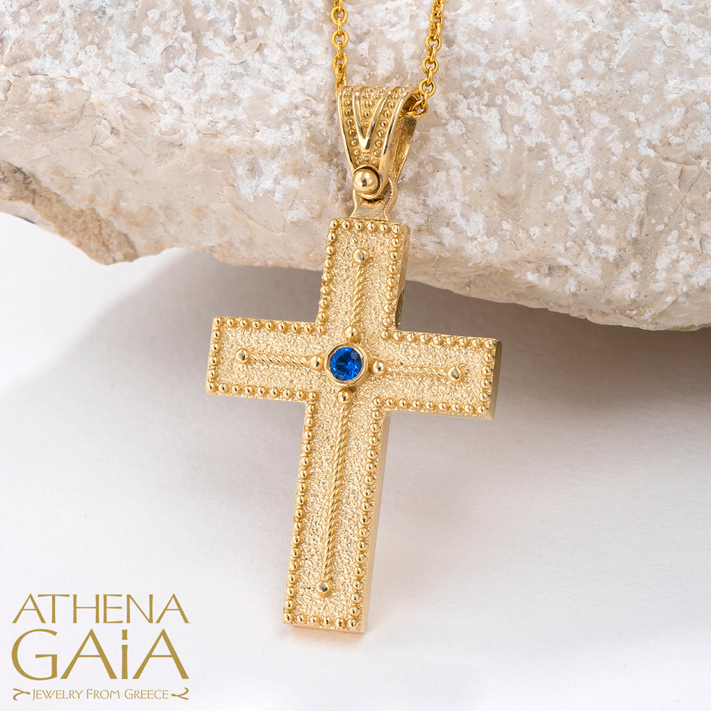 Byzantine Cross, Greek Jewelry