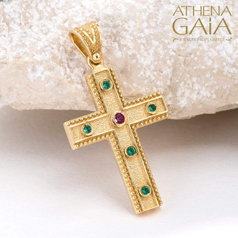 Byzantine Cross, Greek Jewelry