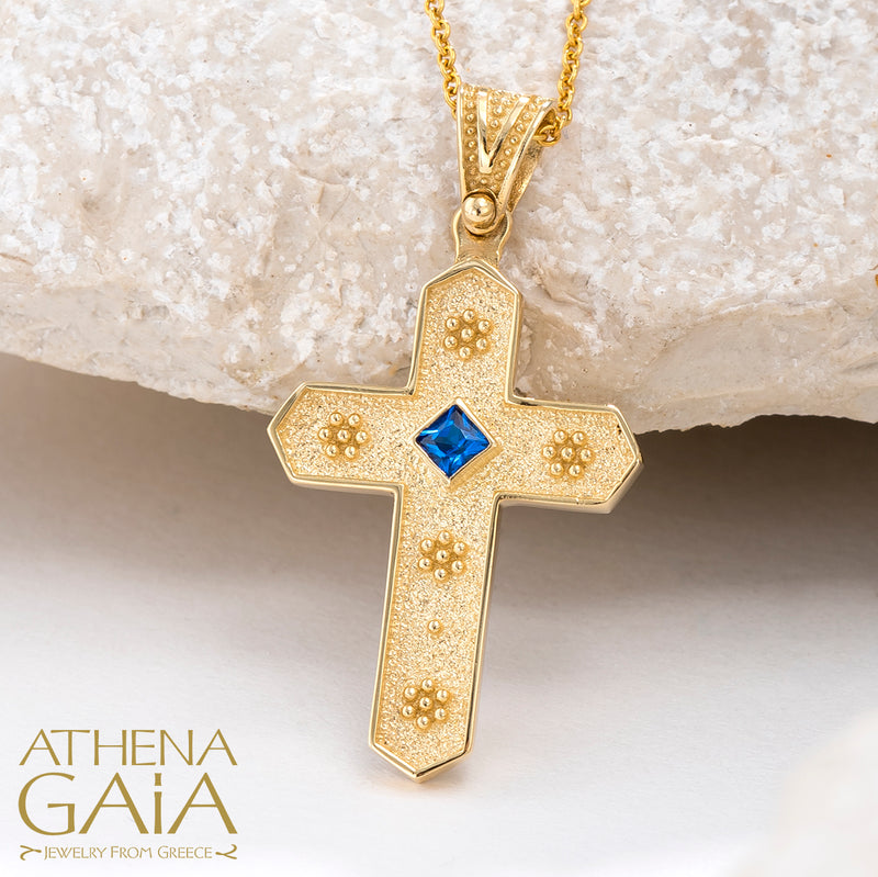Byzantine Cross, Greek Jewelry