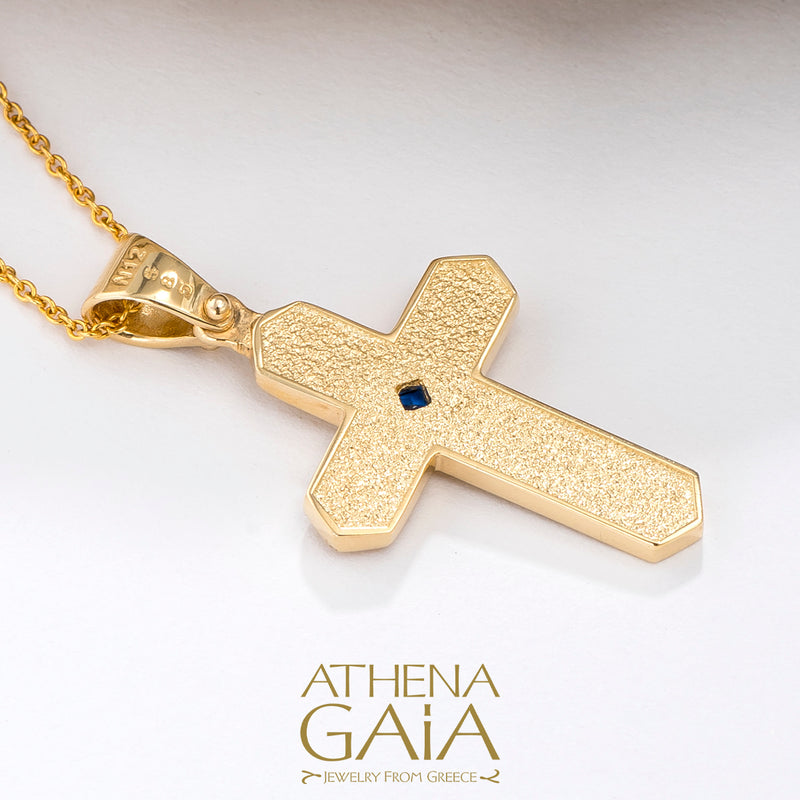 Apex Cross - 14k Gold - Latin Cross - Orthodox Cross