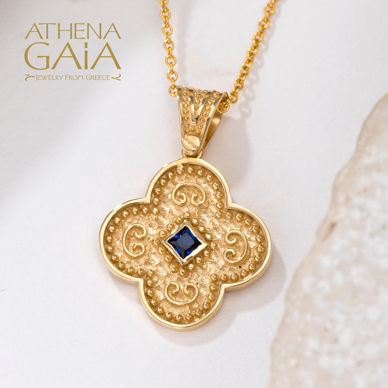 Synergy Faith Pendant - 14k Gold Pendant