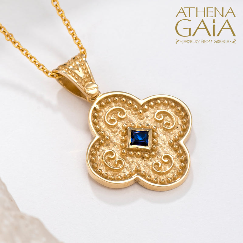 Synergy Faith Pendant - 14k Gold Pendant