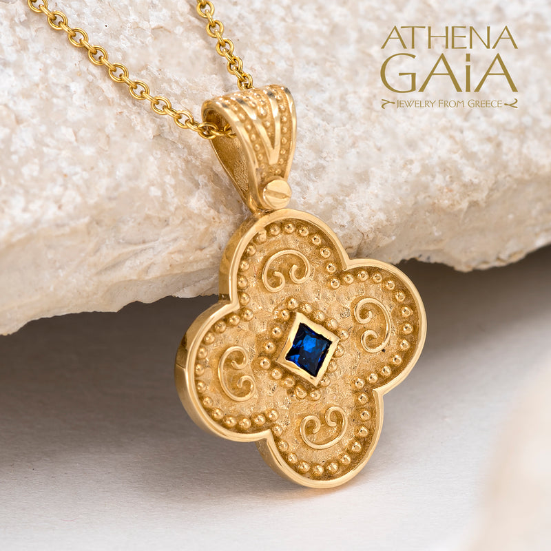 Synergy Faith Pendant - 14k Gold Pendant