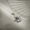 Thalassa Octopus Pendant  - 18k Gold & Sterling Silver Pendant