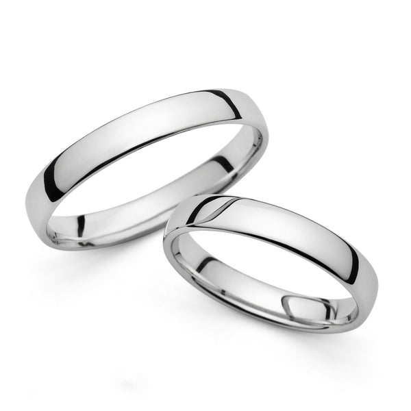 Al'Oro Wedding Band Set (396) Athena Gaia Greek Jewelry
