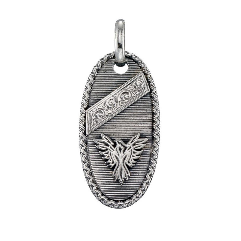 Phoenix Talisman Silver Pendant