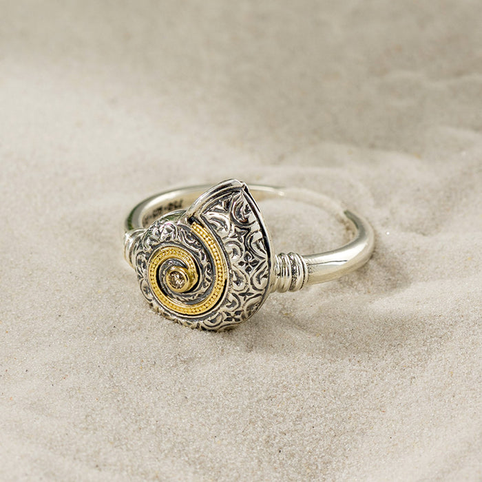 Thalassa Sea Snail Stone Ring