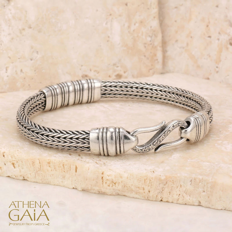 Simplicity Strap Bracelet - Sterling Silver Bracelet