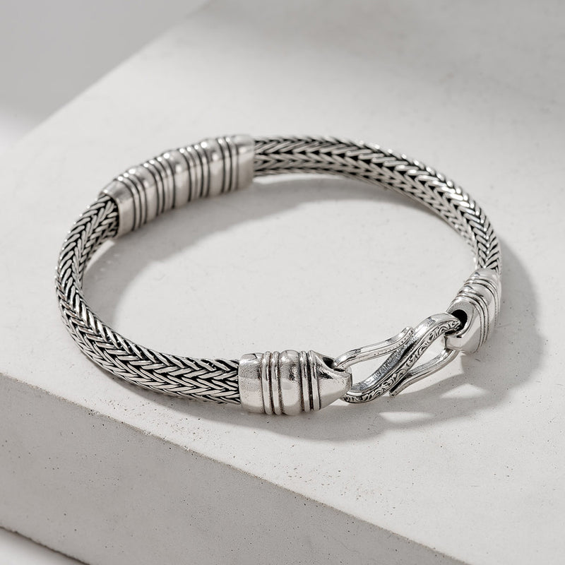 Simplicity Strap Bracelet - Sterling Silver Bracelet