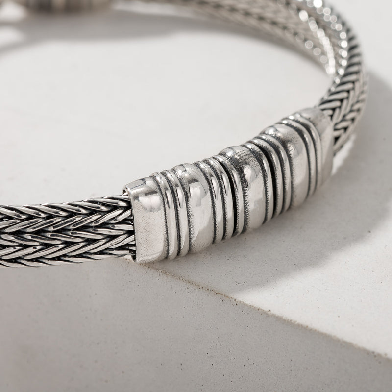 Simplicity Strap Bracelet - Sterling Silver Bracelet