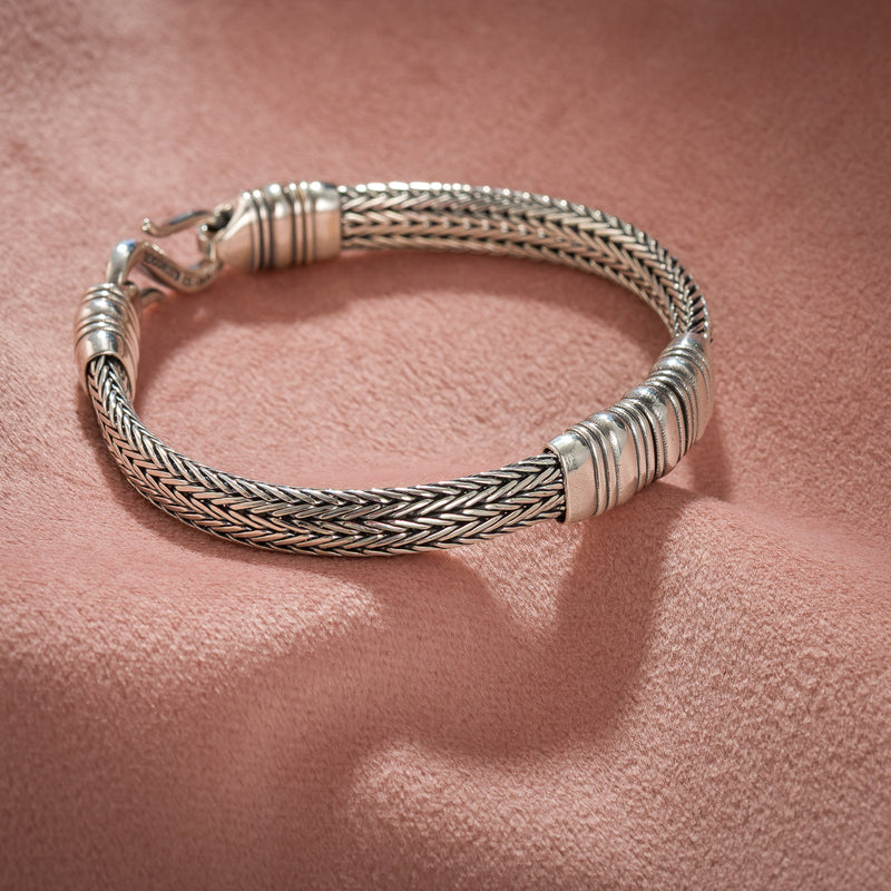 Simplicity Strap Bracelet - Sterling Silver Bracelet