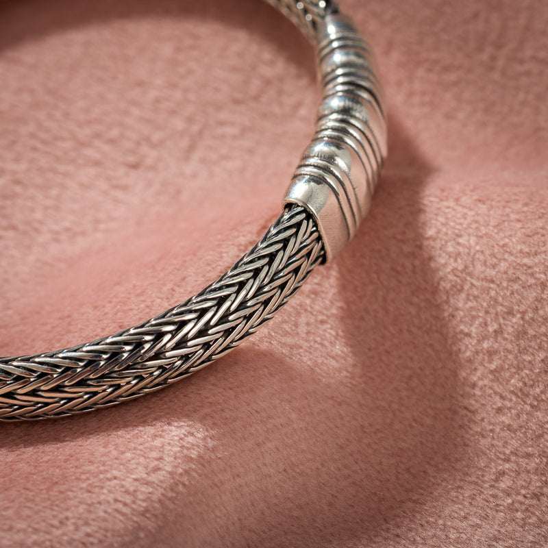Simplicity Strap Bracelet - Sterling Silver Bracelet