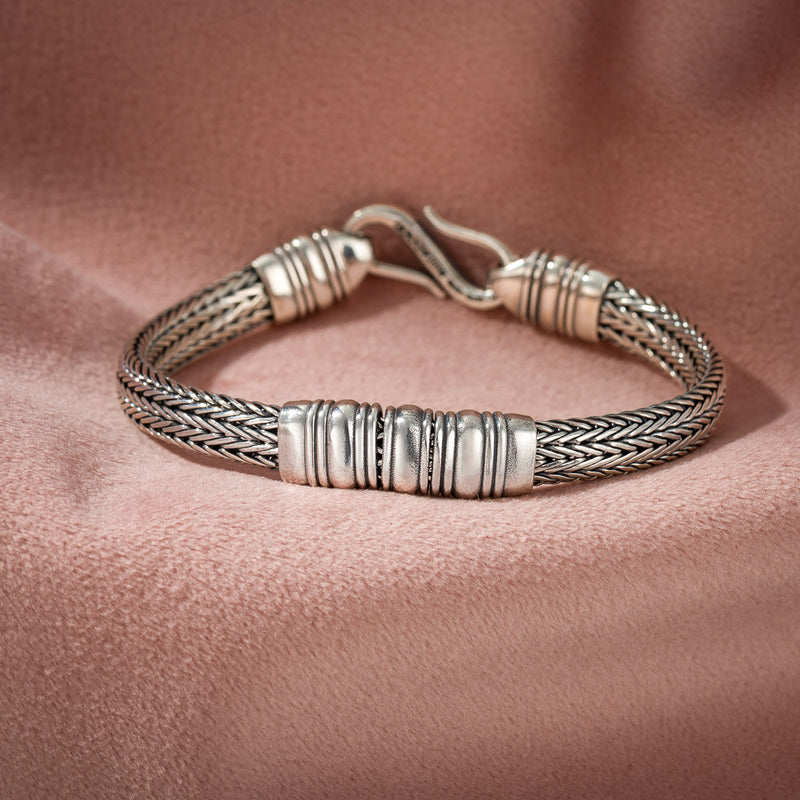 Simplicity Strap Bracelet - Sterling Silver Bracelet