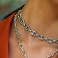 Anchor Link Necklace - Sterling Silver - Link Necklace