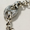 Single Station Anchor Link Bracelet - Sterling Silver - Link Bracelet