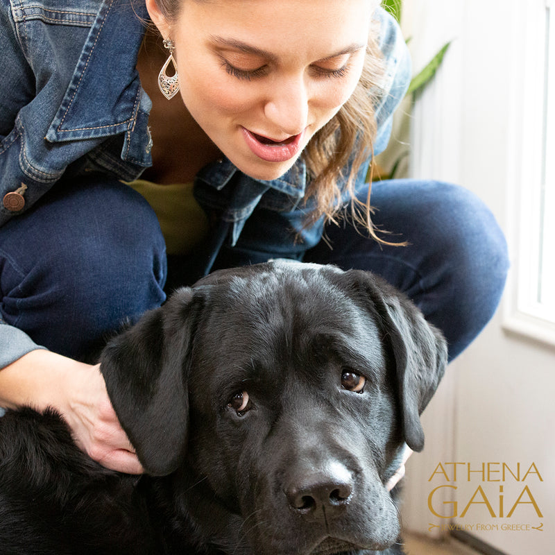 The Love Drop Earrings - Sterling Silver - Chandelier Earrings