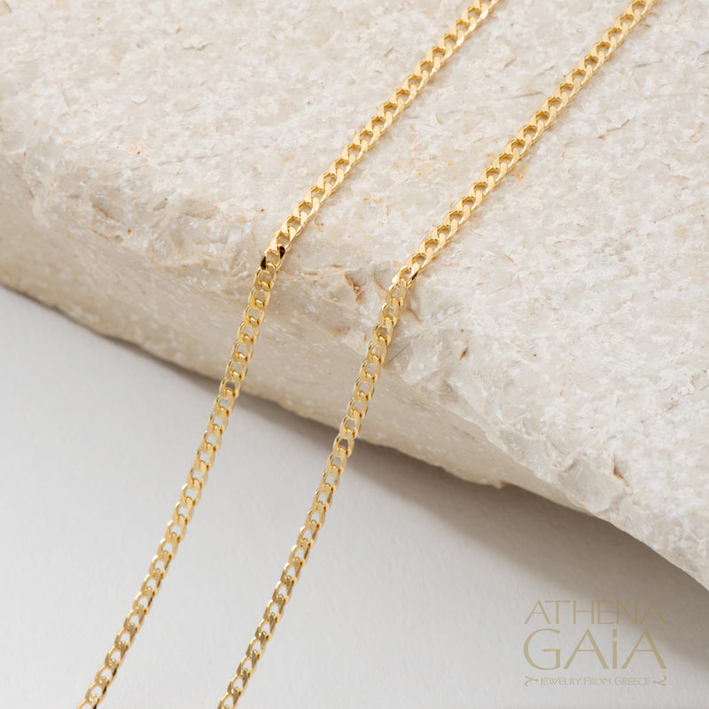 Classic Curb 14k Gold Chain