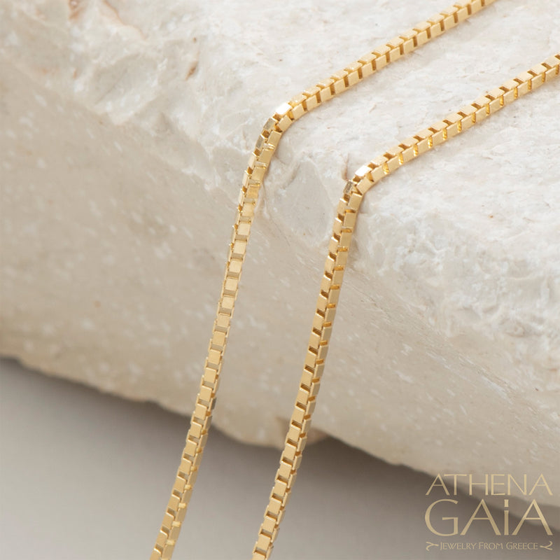 14k Gold Venetian (Box) Chain