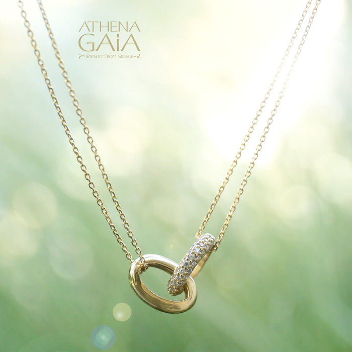 Al'Oro Love Bound Necklace White Gold (In-Stock)