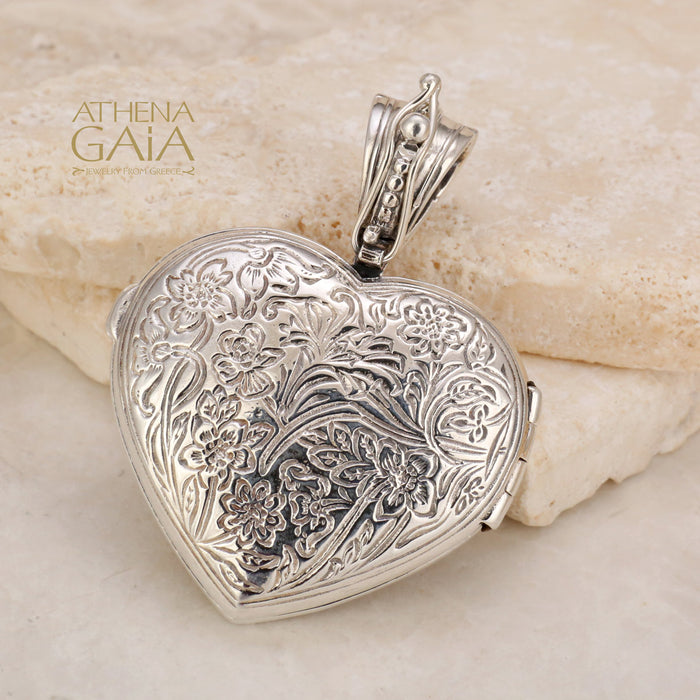 Meadow Shadows Heart Locket (Large)