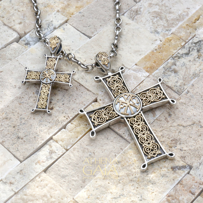 Large Chi Rho Latin Cross