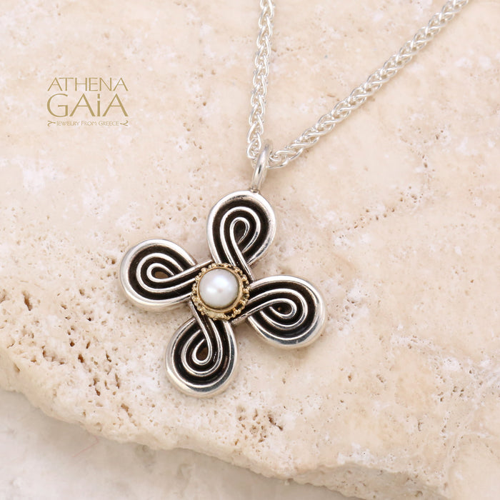 Byzantine Infinity Greek Cross (Large)