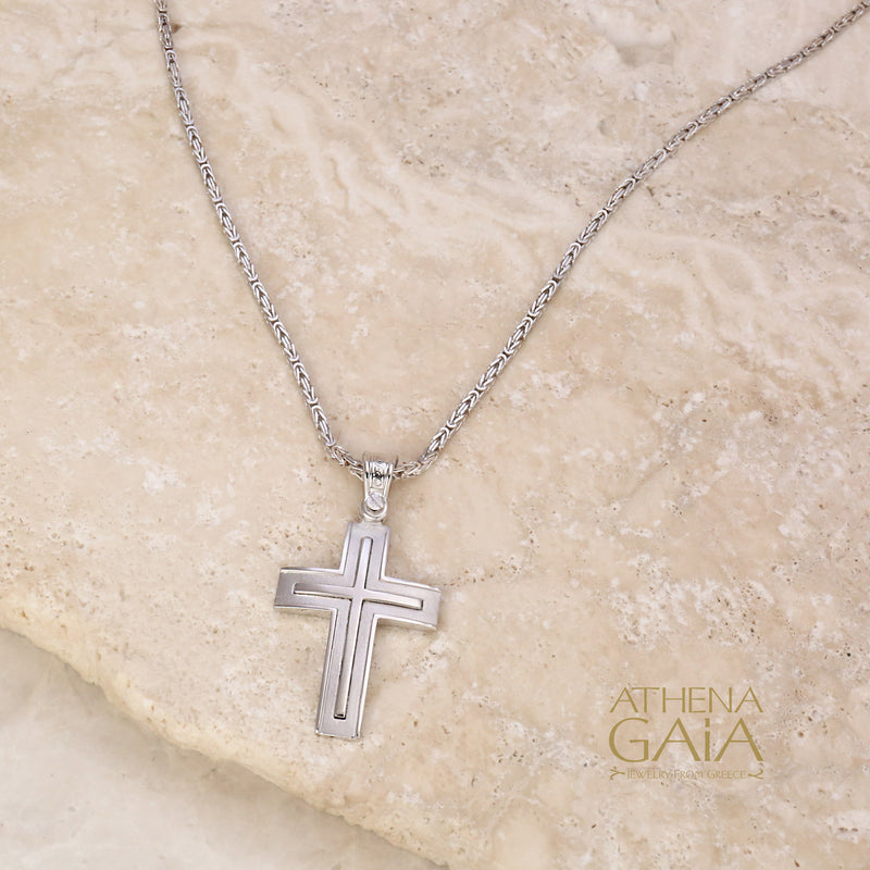 Hidden Light Cross - 14k Gold - Latin Cross