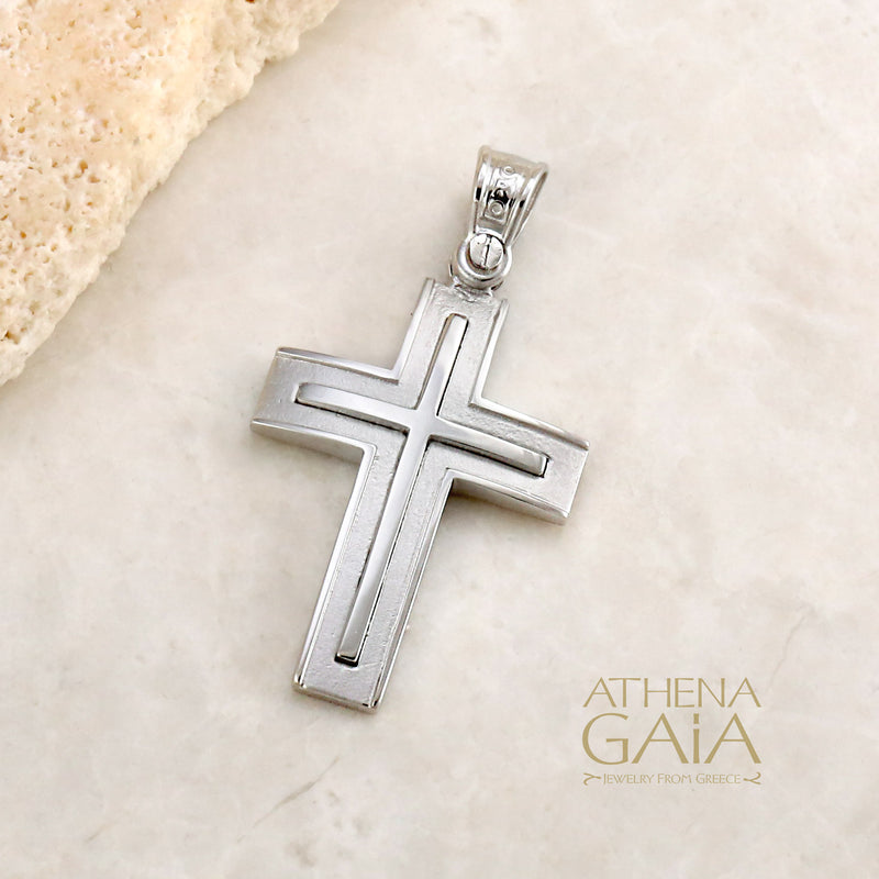 Hidden Light Cross - 14k Gold - Latin Cross