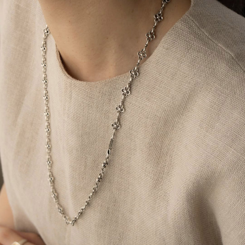 The Flower Chain - Sterling Silver Chain