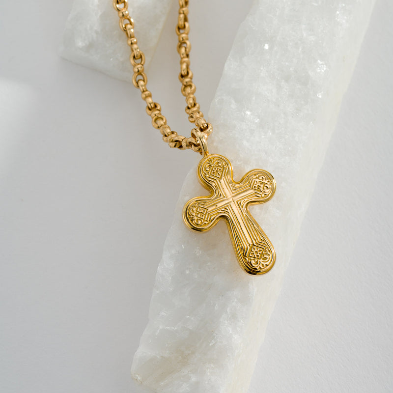 Gerochristo 18k Gold Cross 5705 - 18k Gold by Gerochristo