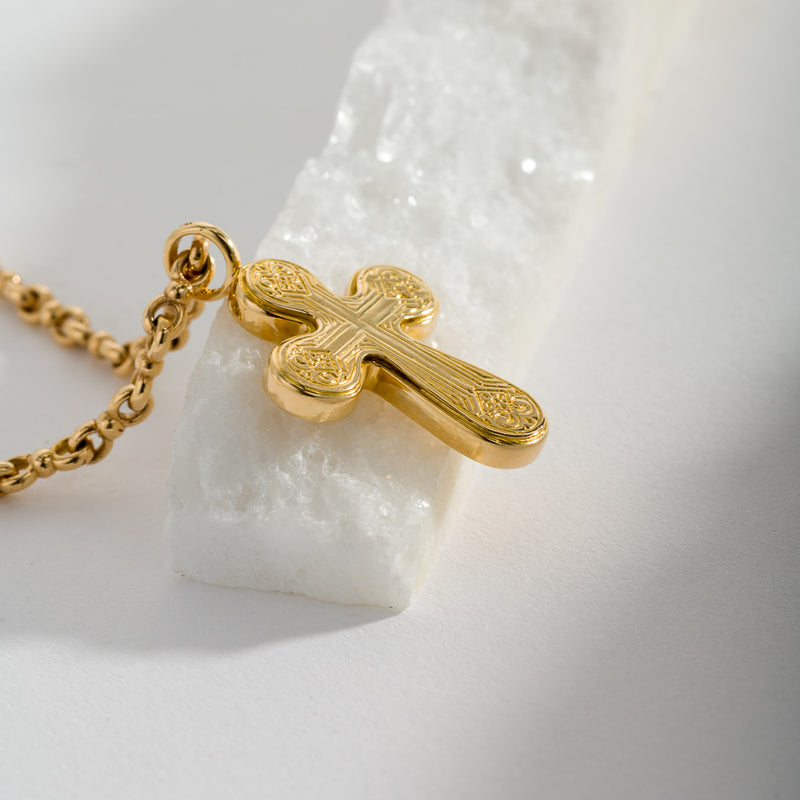 Gerochristo 18k Gold Cross 5705 - 18k Gold by Gerochristo