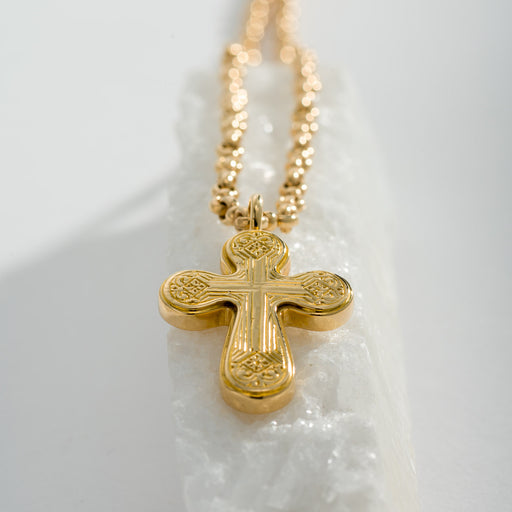 Gerochristo 18k Gold Cross 5705 - 18k Gold by Gerochristo