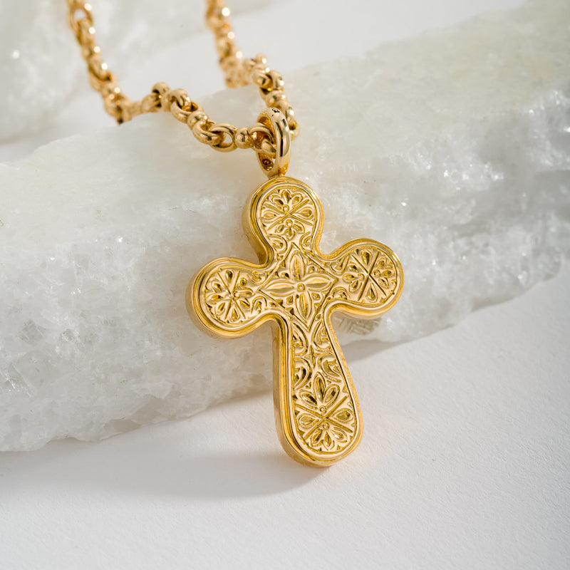 Gerochristo 18k Gold Cross 5706 - 18k Gold by Gerochristo