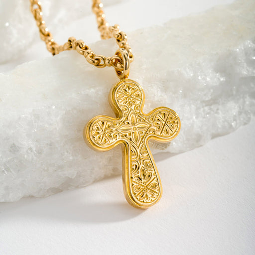 Gerochristo 18k Gold Cross 5706 - 18k Gold by Gerochristo