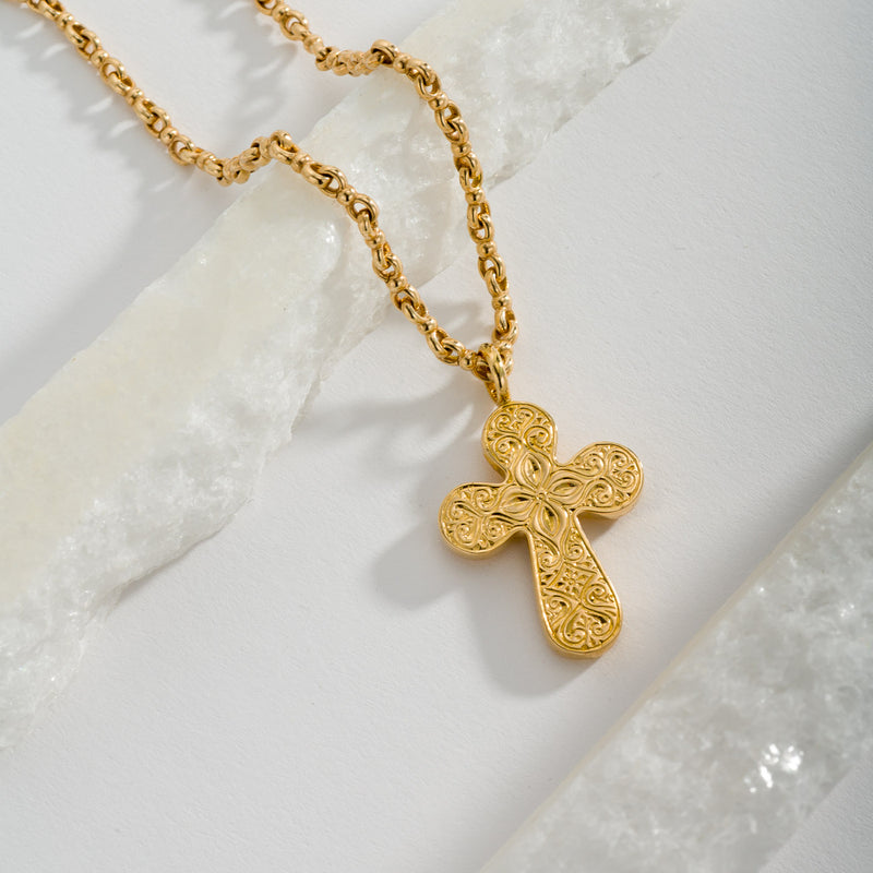 Gerochristo 18k Gold Cross 5706 - 18k Gold by Gerochristo