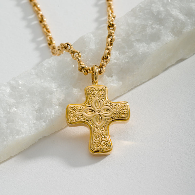 Gerochristo 18k Gold Cross 5708 - 18k Gold by Gerochristo