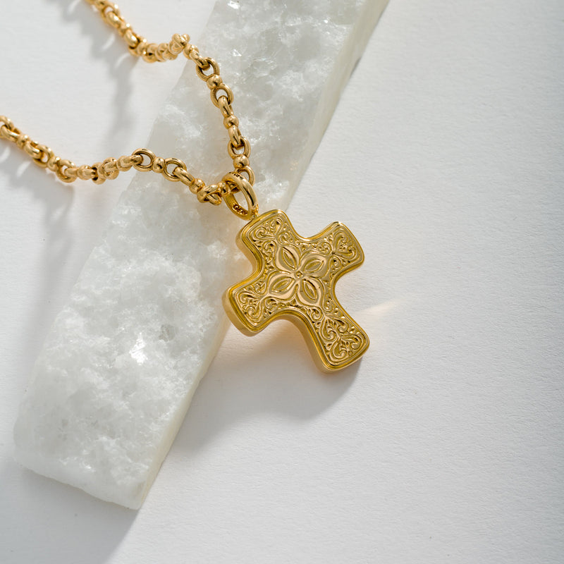 Gerochristo 18k Gold Cross 5708 - 18k Gold by Gerochristo