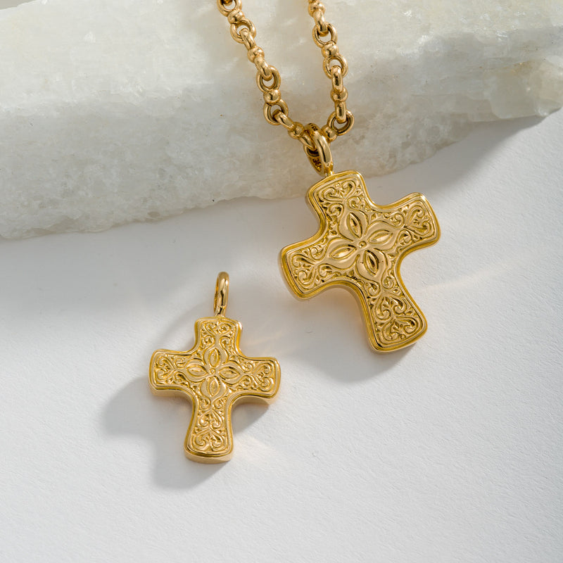 Gerochristo 18k Gold Cross 5708 - 18k Gold by Gerochristo