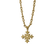 Mini Maltese Cross - 18k Gold by Gerochristo