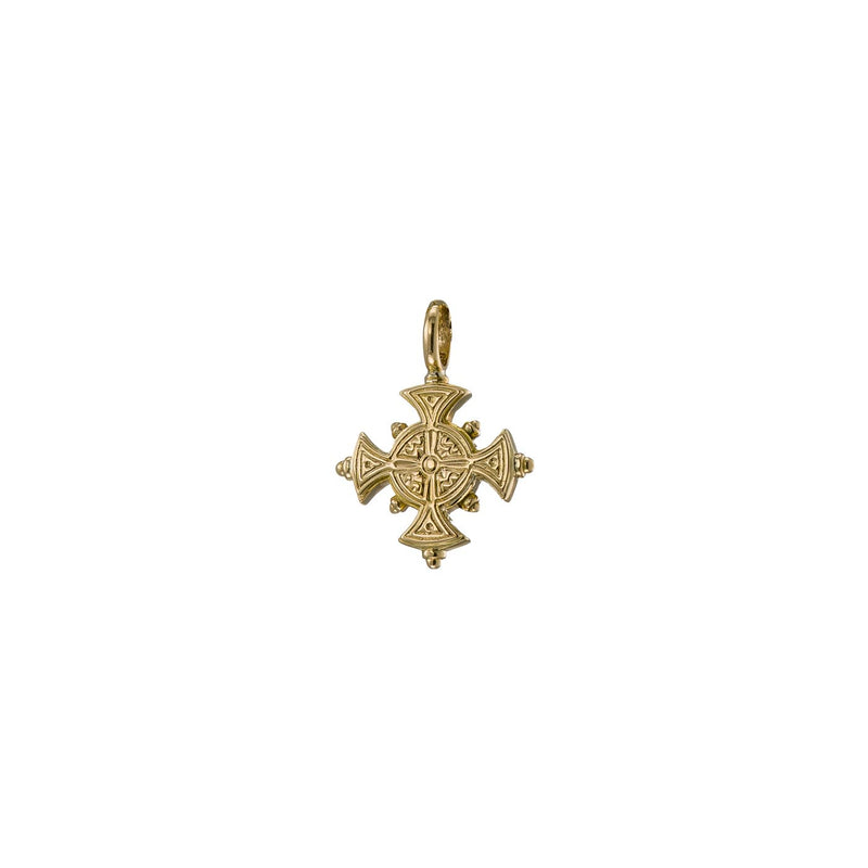 Mini Maltese Cross - 18k Gold by Gerochristo