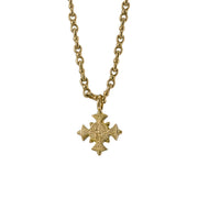 Mini Maltese Cross - 18k Gold by Gerochristo