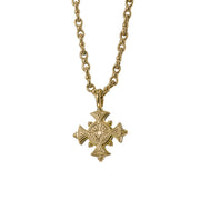 Etched Maltese Cross - 18k Gold by Gerochristo
