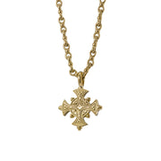 Etched Maltese Cross - 18k Gold by Gerochristo